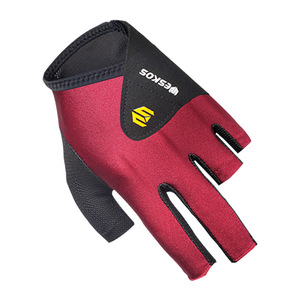 Gants <span class=keywords><strong>de</strong></span> <span class=keywords><strong>billard</strong></span> à 3 doigts ouverts, séchage rapide, antidérapants, respirants, pour snooker, avec logo personnalisé OEM, en polyester, pour la vente en gros - Product Image 1