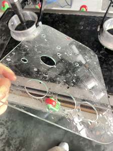 Perceuse de verre horizontale automatique à deux têtes pour porte/perceuse de trou de verre automatique/machines de forage de verre - Product Image 3