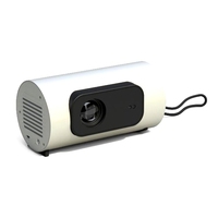 Projecteur Android 13 en promotion, 4800 lumens, 1080P natif, design cylindrique portable, correction automatique de la distorsion trapézoïdale, double Wi-Fi, BT5.0, home cinéma