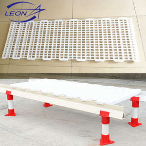 LEON mesin rumah unggas, sistem tikar lantai jala Slat putih berkisi untuk peternakan Broiler - Product Image 2