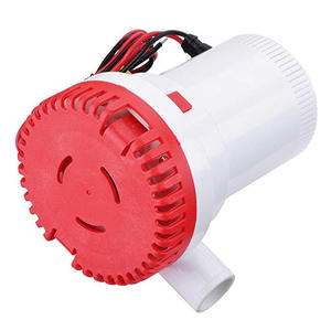 12V DC Self-Priming Bilge <b>Pump</b> 1500GPH/2000GPH <b>Marine</b> Centrifugal Seawater <b>Pump</b> Plastic Used Condition - Product Image 3