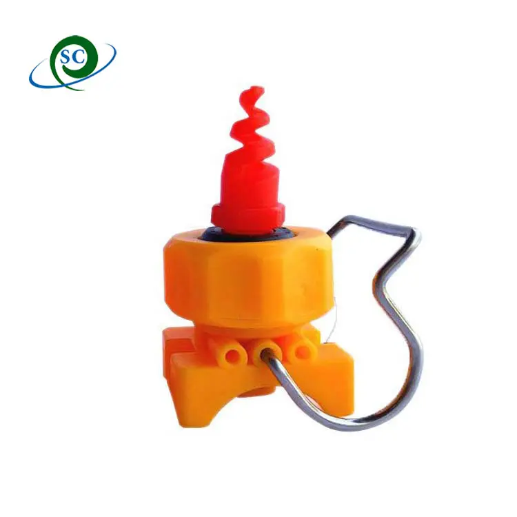 Cs Hoge Kwaliteit Plastic Clip-On Quick Connect Spiral Spray Nozzle Voor Chemische Toepassing