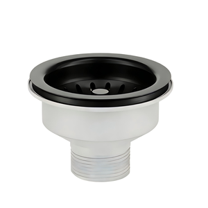 Évier de cuisine moderne en acier inoxydable SUS304, panier de vidange, passoire, surface noire mate, anti-insectes, désodorisant, facile à nettoyer - Product Image 2