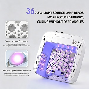 Lampe à ongles UV LED rechargeable 72W à séchage rapide pour vernis gel, haute qualité professionnelle - Product Image 2