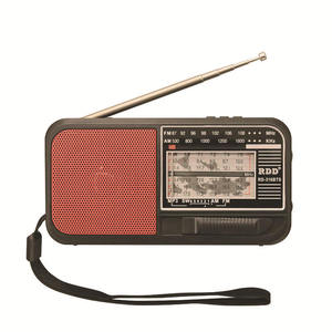 Factory Mini Portable AM FM SW Band Radio BT5.0 Solar Panel Rechargeable Flashlight <b>USB</b> TF Card Player Outdoor Audio Device - Product Image 2