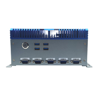 Fanless Embedded Industrial Mini Computer Supporting I3/I5/I7 CPUs Dual LAN 2x DDR4 SO-DIMM Slots Serial/Parallel Ports