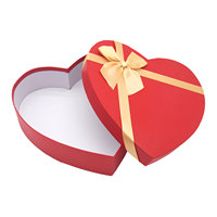 Carton ondulé personnalisé ury Cadeau Love Box Couvercle amovible Base Dossiers Type de boîte Épaule Emballage pour demoiselles d'honneur Idées cadeaux