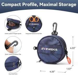Detachable Bait Tackle Bag - Organizer for Soft <b>Plastics</b>, Hooks, Sinkers, 600D Water-Resistant with Zippered <b>Pockets</b> (Portable) - Product Image 4