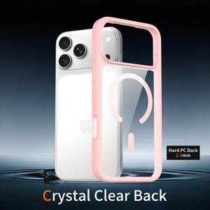 Custodia di Lusso Anti-Ingiallimento per <span class=keywords><strong>iPhone</strong></span> <span class=keywords><strong>11</strong></span> 12 14 15 16 17 <span class=keywords><strong>Pro</strong></span> <span class=keywords><strong>Max</strong></span>, <span class=keywords><strong>Cover</strong></span> Trasparente in Cristallo Morbido per <span class=keywords><strong>iPhone</strong></span> 13, Coque <span class=keywords><strong>Rosa</strong></span> Trasparente - Product Image 4