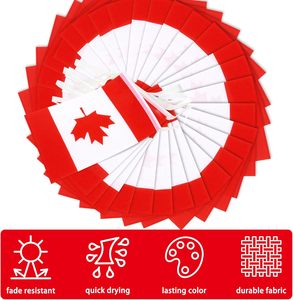 Bandera Canadiense con Diseño de Hoja de Arce, Doble Cara, Poliéster, Plegable, 33 pies, 30 Banderas para el Día de Canadá y <span class=keywords><strong>Festivales</strong></span> Patrióticos - Product Image 4