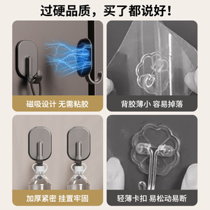 Magnetic Refrigerator Hooks Single Hook Strong Suction Reusable For Kitchen Storage - Product Image 5