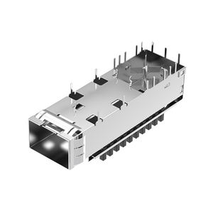 <span class=keywords><strong>Cage</strong></span> SFP + protégée par EMI par soudure de trou traversante compatible U77-E16E3-3001 avec le radiateur - Product Image 4