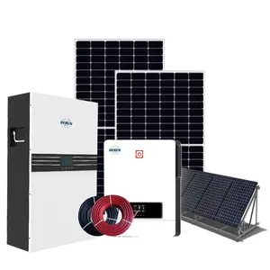 DERUN 도매 48V 태양열 실장 시스템 공급 업체 3KW 5KW 10KW 주택 48V 태양 에너지 저장 시스템