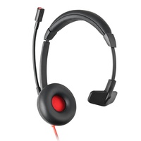 Casques téléphoniques RJ9 pour centre d'appels, écouteurs mono-auriculaires X2