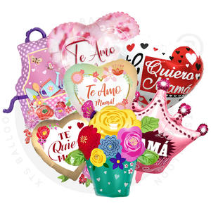 Décorations de fête sur Amazon Ballon espagnol à l'hélium en forme de <span class=keywords><strong>coeur</strong></span> de 18 pouces avec <span class=keywords><strong>2023</strong></span> nouveau design unique unisexe - Product Image 1