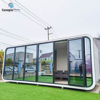 Maisons modulaires, cabines Apple, maisons modulaires, capsules de maison à vendre, maison préfabriquée, espace commercial préfabriqué, mini-maison