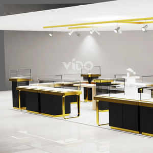 Design Personalizzato per Gioiellerie di Lusso: Espositori in Acciaio Inox e Vetro Temperato per un'Esposizione Coesiva di Alta Gamma - Product Image 5