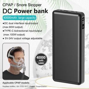 Nueva <span class=keywords><strong>Batería</strong></span> <span class=keywords><strong>Portátil</strong></span> para CPAP, Banco de Energía de 39200 mAh/40000 mAh, Cargador de CC de 12V/24V, PD de 80W para Dreamstation Resmed, <span class=keywords><strong>Batería</strong></span> Externa - Product Image 2