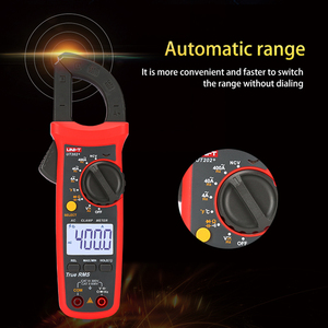 Uni t kỹ thuật số kẹp Meter ut201 + ut202 + ut203 + ut204 + AC DC điện áp amperimetro Tester Kìm Ampe kế kháng tần số Meter - Product Image 5