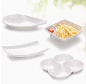 Appetizer Snack <strong>Plates</strong> <strong>Rectangular</strong> <strong>Plastic</strong> <strong>Serving</strong> Platters for Dessert, Sushi, Salad , Charcuterie, Catering - Product Image 4