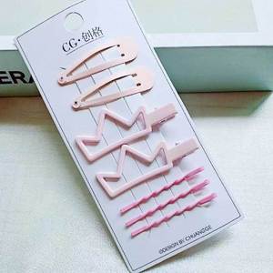 Cg Creative – pinces à cheveux en forme de bec de canard, 5 Cm, couleur unie, Mini accessoire de cheveux à la mode, Style coréen, pour femmes, usage décontracté - Product Image 2