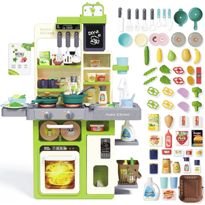 Ensemble de <span class=keywords><strong>cuisine</strong></span> de jeu d'imitation de 63 pièces avec accessoires de <span class=keywords><strong>cuisine</strong></span>, évier de jeu et ensemble d'aliments <span class=keywords><strong>pour</strong></span> filles et garçons - Product Image 6
