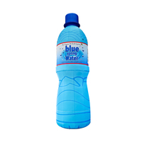 Bouteille d'eau minérale gonflable géante personnalisée, logo imprimé sur tissu Oxford de haute qualité, publicité extérieure, modèle de bouteille gonflable
