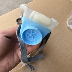 Demi-<span class=keywords><strong>masque</strong></span> à gaz réutilisable pour respirateur chimique avec respirateur de purification d'air alimenté par ventilation - Product Image 4