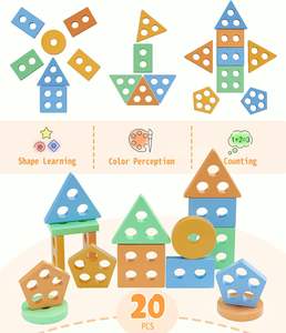 Jouets en bois pour enfants, cadeaux d'<span class=keywords><strong>anniversaire</strong></span> pour garçons et filles d'<span class=keywords><strong>un</strong></span> <span class=keywords><strong>an</strong></span> - Product Image 2