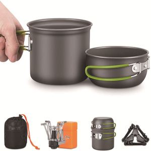 Hot Koop Soeppan Outdoor Waterkoker Reizen Water Koken <span class=keywords><strong>Set</strong></span> Voor 1-2 Persoon - Product Image 2