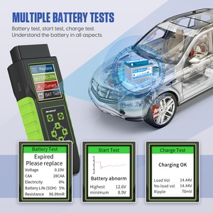 Testeur de batterie de voiture MRCARTOOL B250, testeur de batterie de voiture 12V 24V 20-2000 CCA, testeur de charge de batterie, analyseur de batterie universel - Product Image 4