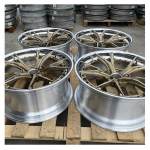 SY-3020 Cerchi in Lega Forgiata Personalizzati a 2 Pezzi con Raggi a Y, Finitura Bronzo Spazzolato, 5x112 5x120 5x114.3 per <span class=keywords><strong>Auto</strong></span> da Corsa e Passeggeri - Product Image 6