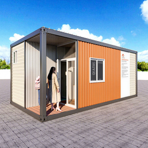 Casas prefabricadas portátiles de una sola habitación casas prefabricadas panel sándwich listo para usar 3,5*7,2 M casa contenedor de envío para la venta - Product Image 1