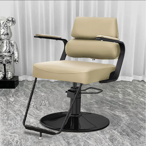<span class=keywords><strong>Chaise</strong></span> ergonomique en cuir <span class=keywords><strong>de</strong></span> style moderne haut <span class=keywords><strong>de</strong></span> gamme pour salon <span class=keywords><strong>de</strong></span> coiffure, siège <span class=keywords><strong>de</strong></span> coupe <span class=keywords><strong>de</strong></span> cheveux professionnel rotatif avec repose-pieds réglable - Product Image 5
