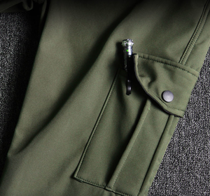 Completo <span class=keywords><strong>Casual</strong></span> da <span class=keywords><strong>Uomo</strong></span> Giacca Tattica Softshell e Pantaloni Antivento e Impermeabili per Caccia Pesca Alpinismo - Product Image 6