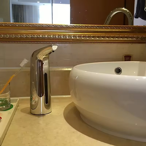 Dispenser Automatico di Sapone Liquido in Plastica con Sensore di Movimento a Infrarossi, Impermeabile, Dorato, <span class=keywords><strong>per</strong></span> Hotel, Cucina e Bagno - Product Image 5