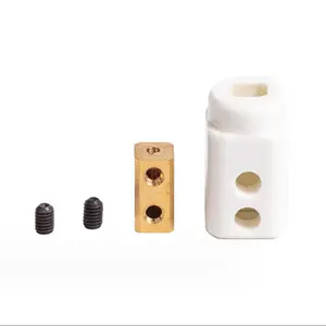 96 99% Aluminum Zirconium ceramics Brass KOVAR Connectors High Temperature Wear Resistant Insulated for High-vacuum Connectors