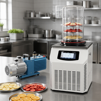 Petit sécheur par congélation sous vide, machine de lyophilisation de laboratoire, équipement de séchage pour friandises pour animaux de compagnie