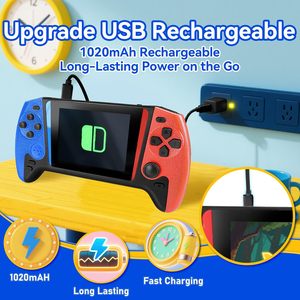 Console de jeu portable à deux joueurs Q21 avec fonction de liaison TV Écran couleur de 3.5 pouces 500 jeux Batterie de grande capacité 1200mAh - Product Image 3
