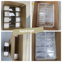 Cadre photo magnétique en acrylique transparent, cadre flottant double face sans cadre, présentoir de bureau pour photos, cartes, cartes postales