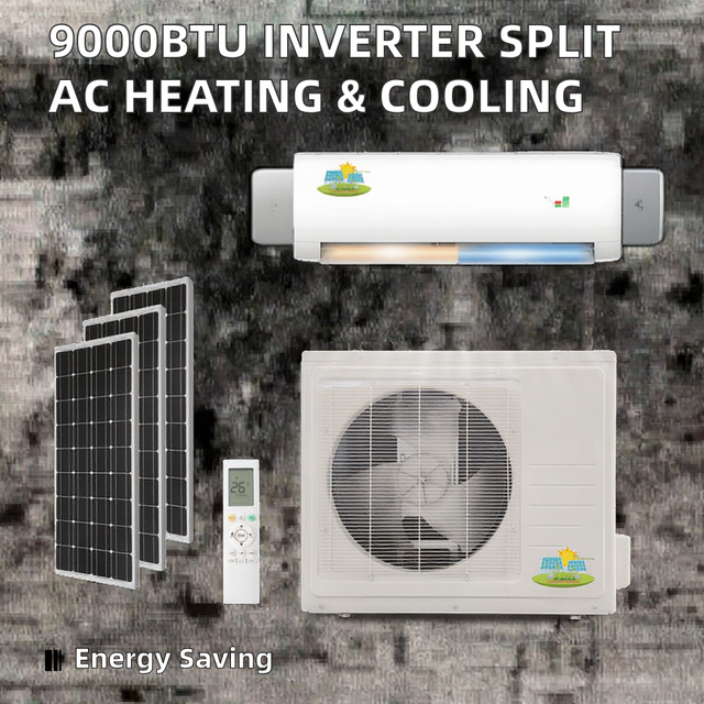 Inverter Split Air Conditioner 9000Btu VRF Multi-Split System Heating Cooling for Home/Industrial