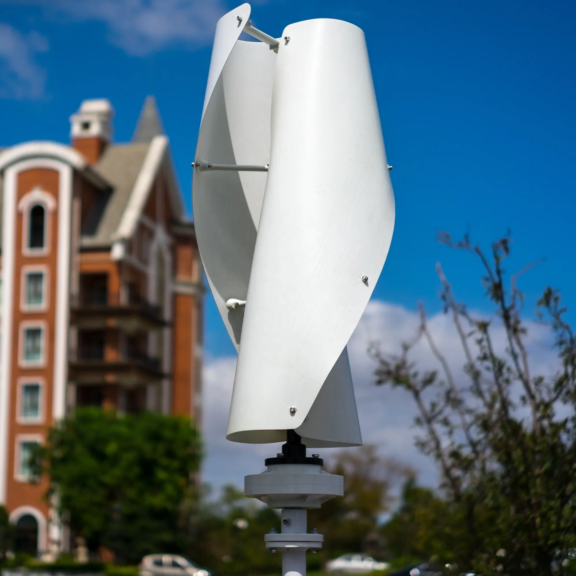 Ветрогенератор с вертикальной осью 1 кВт, одобрен СЕ, подходит для солнечной панели