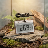 Sonde de température réutilisable et écologique ZenMeasure avec batterie remplaçable pour une utilisation en laboratoire et en entrepôt, thermomètre numérique