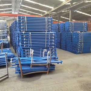 เสาเหล็กปรับระดับได้สีน้ำเงินของ Highjing Steel Construction สำหรับงานก่อสร้าง โรงเก็บของกลางแจ้ง โกดังสินค้า ใช้ในประเทศจีน - Product Image 2
