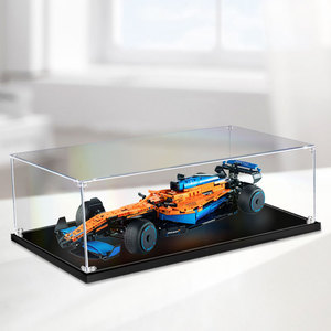 Caja de Acrílico para Exhibición de Figuras de Acción <span class=keywords><strong>McLaren</strong></span> F1 Formula Racing 42141, a Prueba de Polvo, Apilable, Diseño de Dibujos Animados - Product Image 1