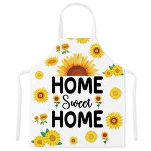 Tablier de dessin animé de tournesol à impression complète personnalisé imperméable et durable, idéal pour les cadeaux et les tabliers à usage promotionnel - Product Image 3