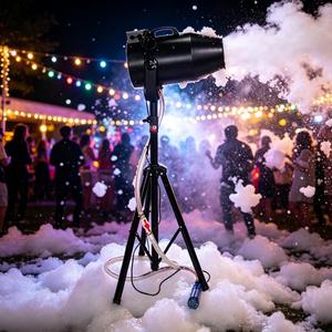 Mini Canon à Bulles Portable pour Carnaval Scolaire, <span class=keywords><strong>Effet</strong></span> Scène DJ, Conception Facile à Remplir pour une Mousse Continue - Product Image 4