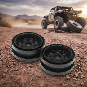 Cerchi in alluminio neri per auto da corsa, per retrofit e uso fuoristrada - Product Image 3