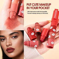 Rouge à lèvres au design créatif, maquillage professionnel, rouge à lèvres velours imperméable, gloss à lèvres hydratant, rouge à lèvres mat longue tenue imperméable