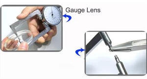 อุปกรณ์วัดความหนาเลนส์ 0~20 มม. เครื่องมือวัดความหนาเลนส์แว่นตา วัดความหนาเลนส์แว่นตาและเลนส์สายตาได้อย่างแม่นยำ - Product Image 6